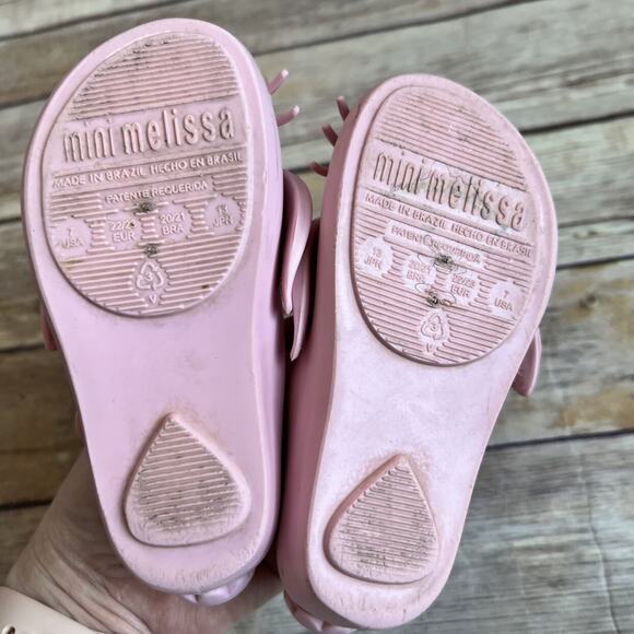 Mini Melissa Pink Ultragirl Rabbit Jelly Shoes - Picture 5 of 12